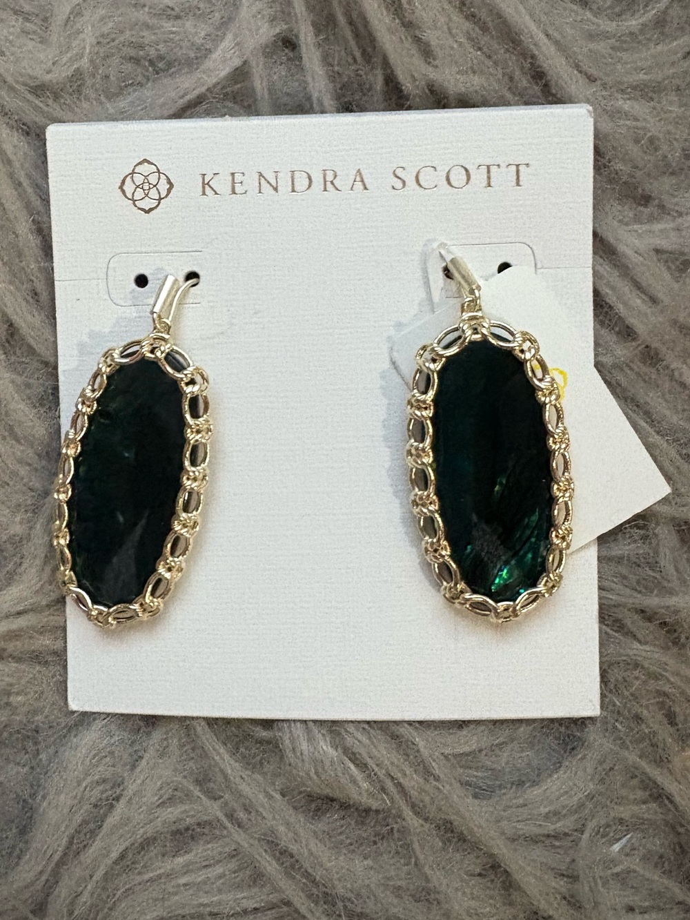 Kendra Scott macrame elle drop earrings NWT